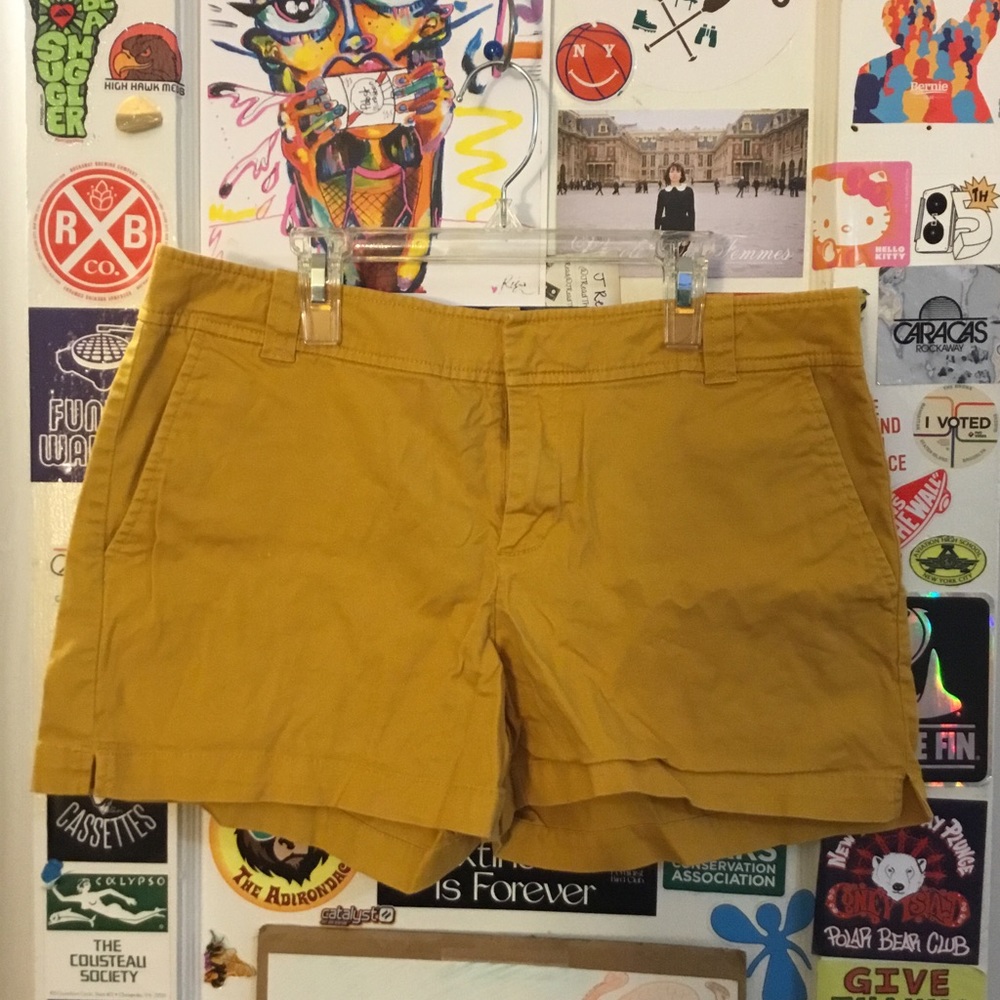 Mustard New York & company shorts.